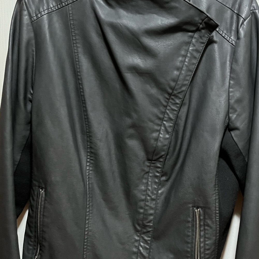 Faux Leather Jacket